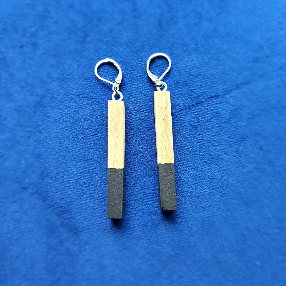 Wood earrings